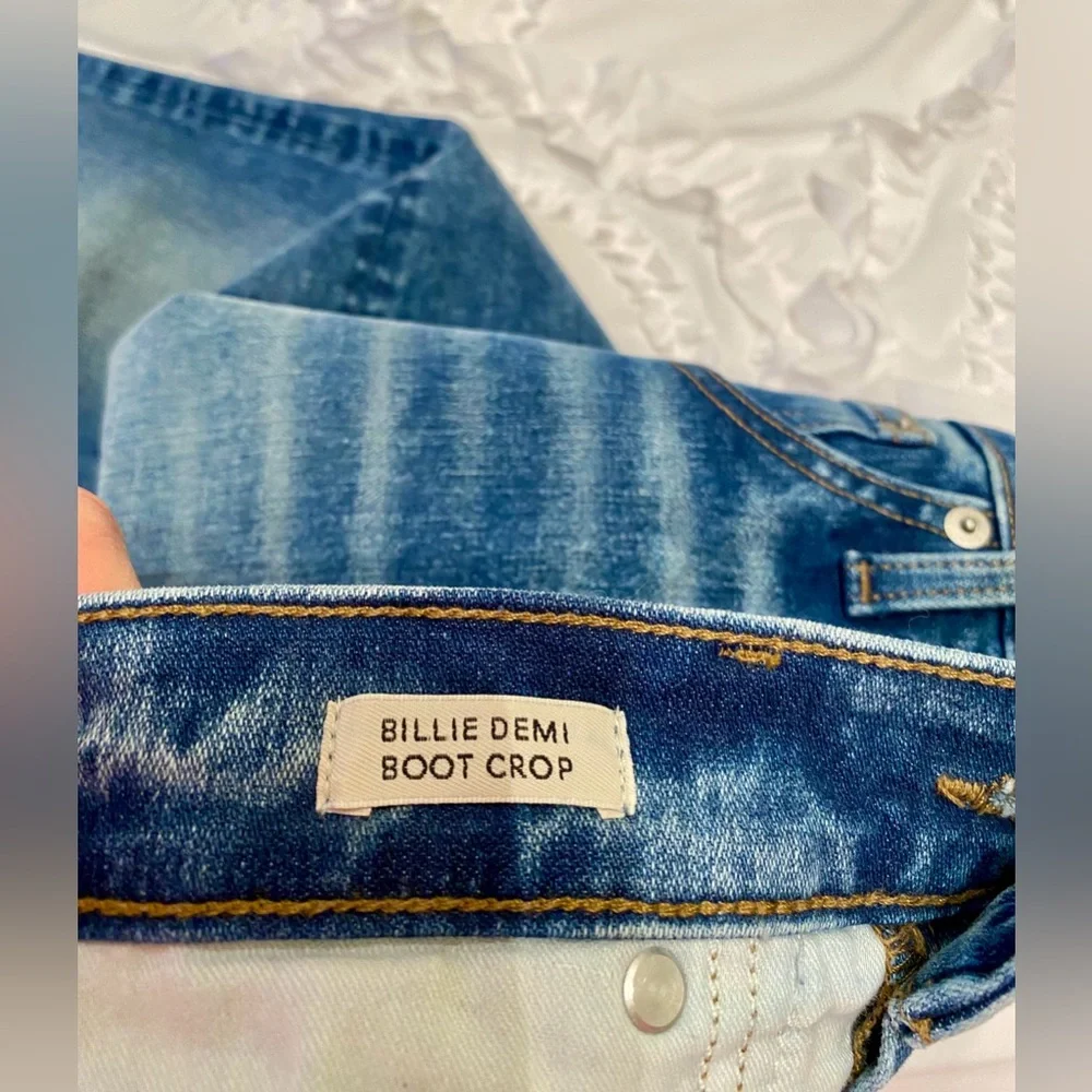 J Crew Billie Demi Boot Cropped Jeans Size 29